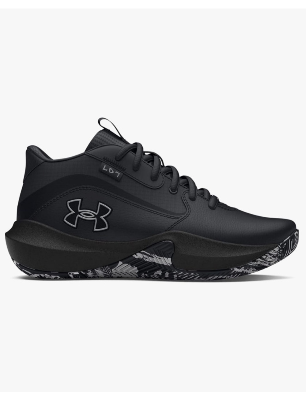 Under Armour Kids Grade school Lockdown 7 Sneakers Sz 5 GUC Basketball Running